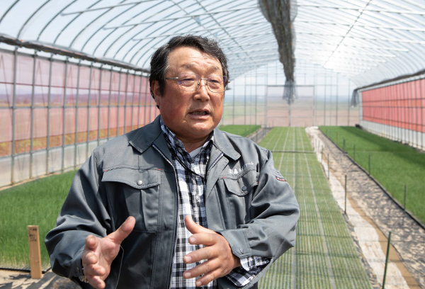 園芸メガ団地への参加経緯を語る轟ネオファーム代表理事の高橋裕氏