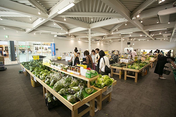 野幌地区の生産者達が自ら運営する「のっぽろ野菜直売所」。もともとはこの場所は直売所だけだった