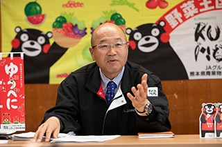 JA熊本経済連 園芸部次長(兼)青果物コントロールセンター 担当課長 川部輝久氏