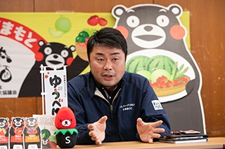JAグループ熊本 青果物コントロールセンター JAやつしろ 係長 西郡義博氏