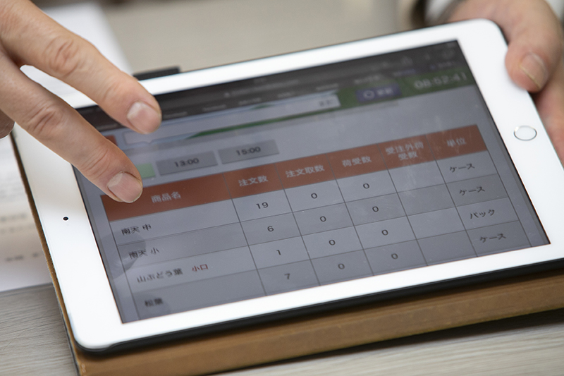 市場動向がリアルタイムで把握できるので生産計画にも役立つ