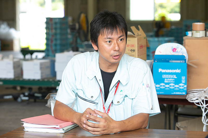 JA岡山西 吉備路アグリセンター 河内 智洋 氏
