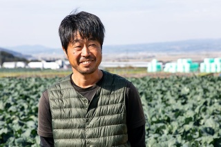 ブロッコリー専業農家の 平林明人 氏