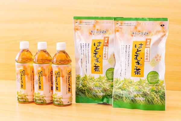 三潴町は全国有数・県内では唯一のハトムギ生産地。ビタミンBを筆頭に豊富な栄養を蓄え、健康食材として注目される