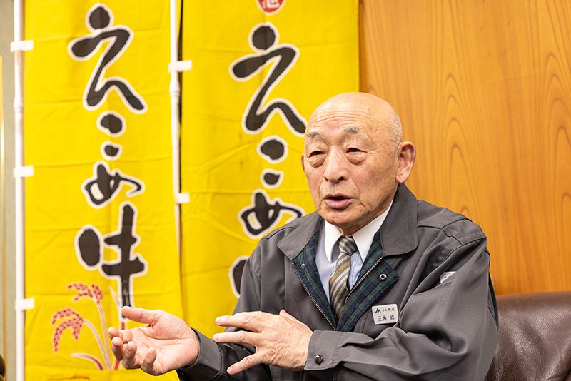 JA菊池 代表理事組合長 三角修 氏