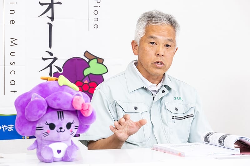 JA岡山 建部営農センター センター長 二垣正義 氏
