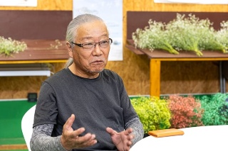 JA会津よつば 昭和かすみ草部会 部会長 立川幸一 氏