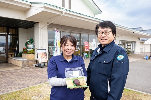 近隣の小売店との差別化にひと役買う、喜ね舎愛菜館でしか手に入らない絶品おはぎ