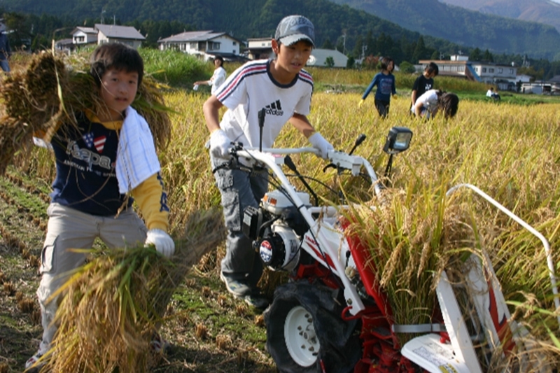 都市を離れ、雄大な自然の下で行う農作業は得難い体験だ（写真提供：JA大北）