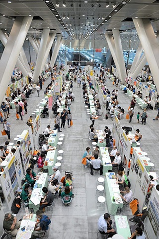 2015年に東京国際フォーラムで行われた「新・農業人フェア」<br>(写真:リクルートジョブズ)