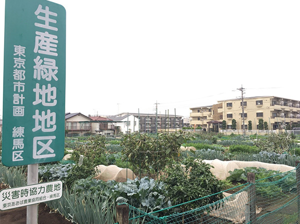 練馬区内にある生産緑地