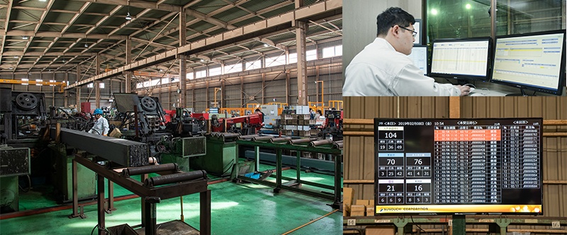 工場の生産設備をつなぎ、生産状況をリアルタイムで見える化したことで納期を迅速に回答できるようになった