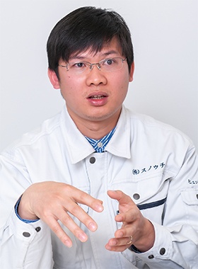 <span>スノウチFAソリューショングループ<br><span class="name">TRINH XUAN HIEP 氏</span></span>
