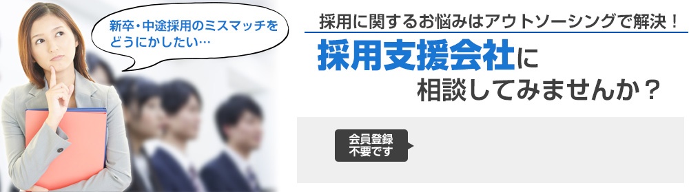 採用のミスマッチはアウトソーシングで解決!