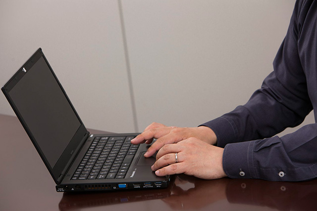 名和氏はレッツノートのキーボードの入力性を高く評価
