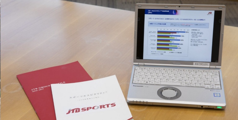 『スポーツホスピタリティ™』を広めるプレゼンテーションツールとして大活躍