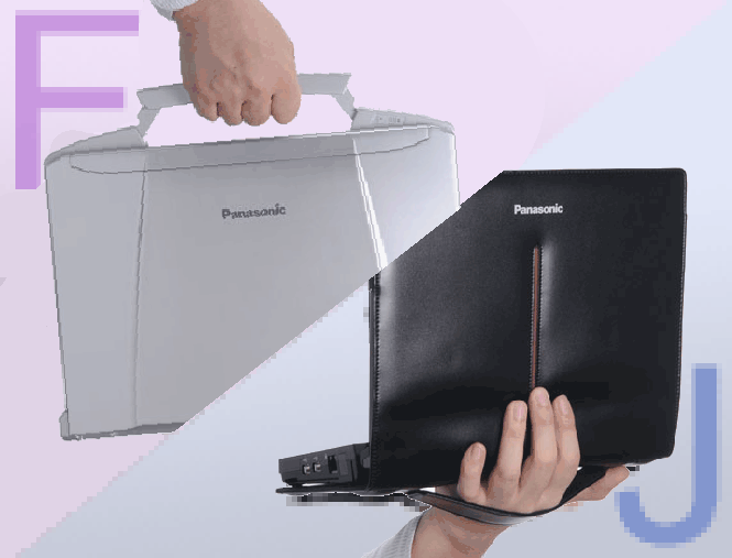 コンパクト「J」vs大画面「F」 個性派レッツノート対決!