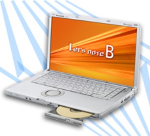 <div style="width: 100%; color:white; background-color: grey;">レッツノートBシリーズ2012年春モデル<br>レッツノートB10</div>
