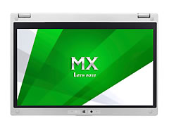 11.6型のAXより一回り大きくなったMXの液晶画面。広視野角とフルHD解像度が様々なシーンで威力を発揮。