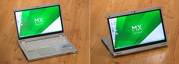 タブレットスタイルにもなるハイブリッド・モバイルの「レッツノートMX3」