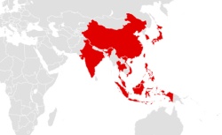 日本、中国、韓国、台湾、シンガポール、マレーシア、タイ、フィリピン、インドネシア、ベトナム、インド、香港の12カ国・地域