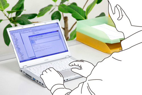 大量のメールを効率よくさばくには快適なキーボードは欠かせない。