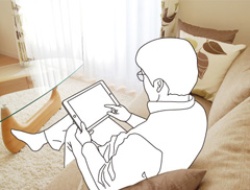 休日にのんびり情報収集。iPadがしっくりくる。