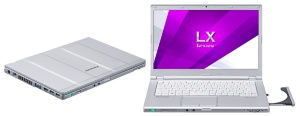 14型の大画面が特徴の「LX3シリーズ」。オフィスの仕事環境をそのままどこにでも持ち出せる。