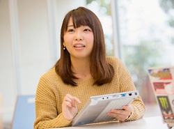 タブレットスタイルで使えるのが便利だと語るUさん。