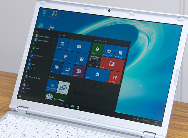 SZ5のOSは最新のWindows 10
