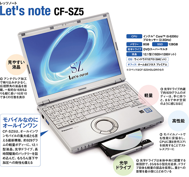 レッツノートが20年こだわり続ける軽量・頑丈・長時間・高性能