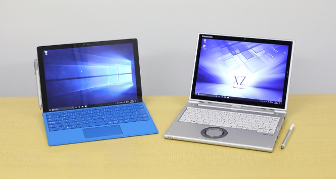 レッツノートXZ6 vs Surface Pro 4 “5番勝負”