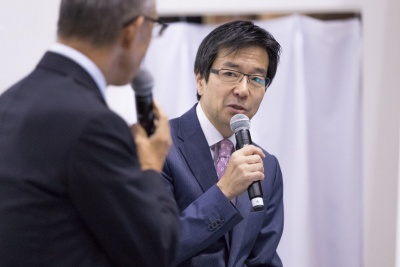 ICTの進展とともに新たな働き方が可能になると語った樋口氏。