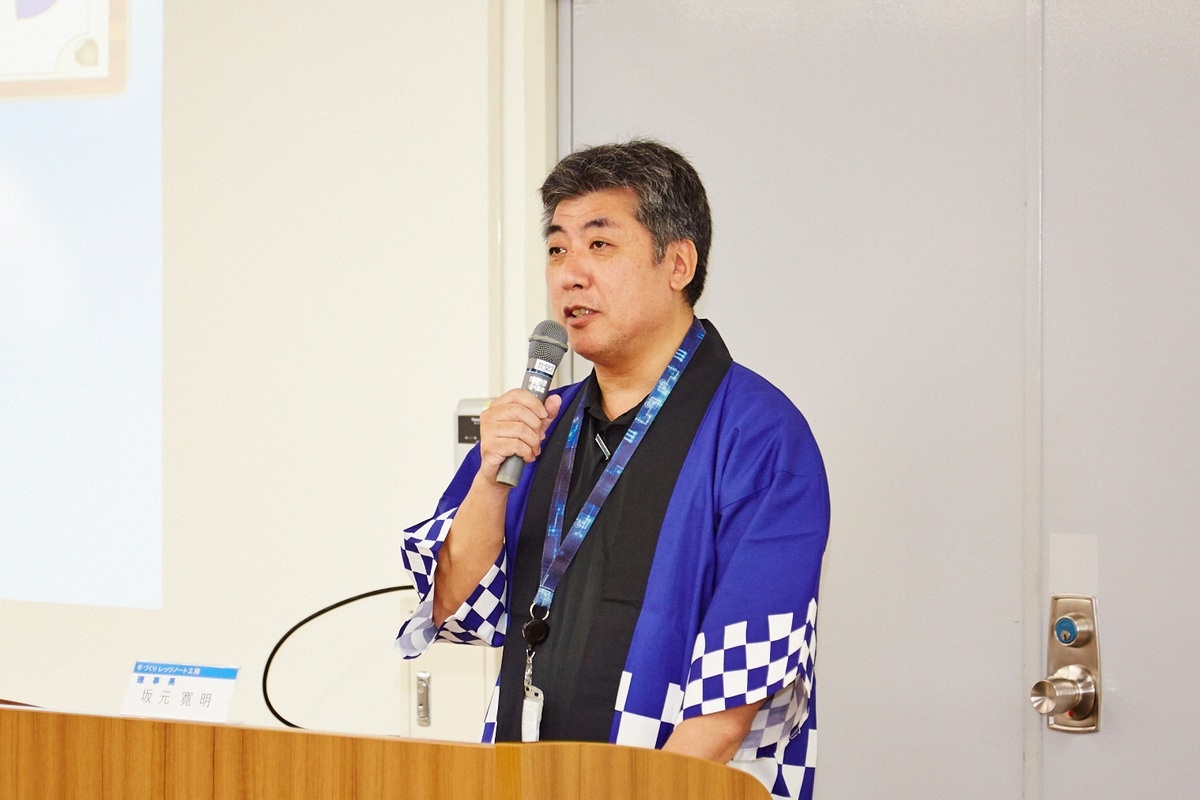 今回のレッツノート工房の理事長を務めた、パナソニック株式会社 執行役員 コネクティッドソリューションズ社 副社長 モバイルソリューションズ事業部長 坂元 寛明氏。