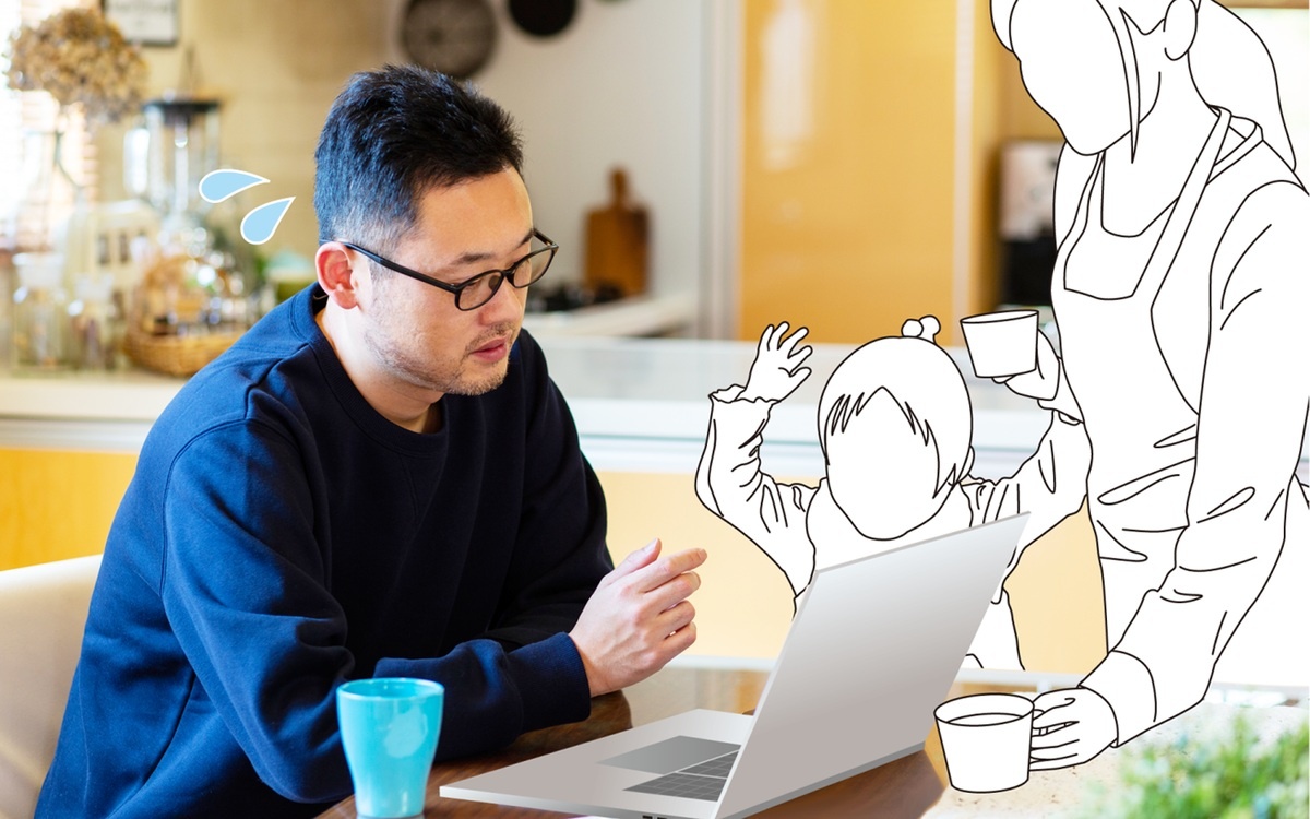 “テレワークスペース”を誰もがすぐに用意できるとは限らない。家の中でテレワーク難民に…。