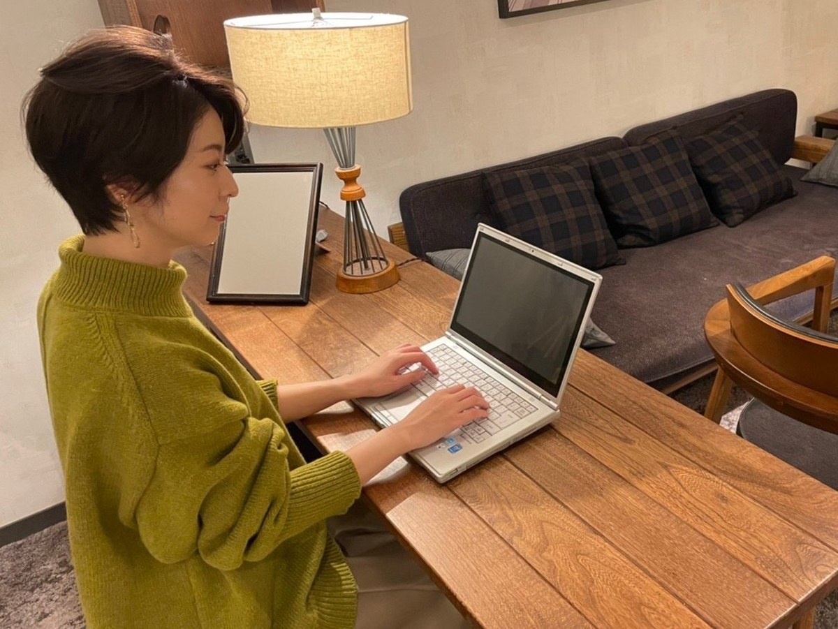 廣松さんが感動したのは、レッツノートのタイピングのしやすさだった。