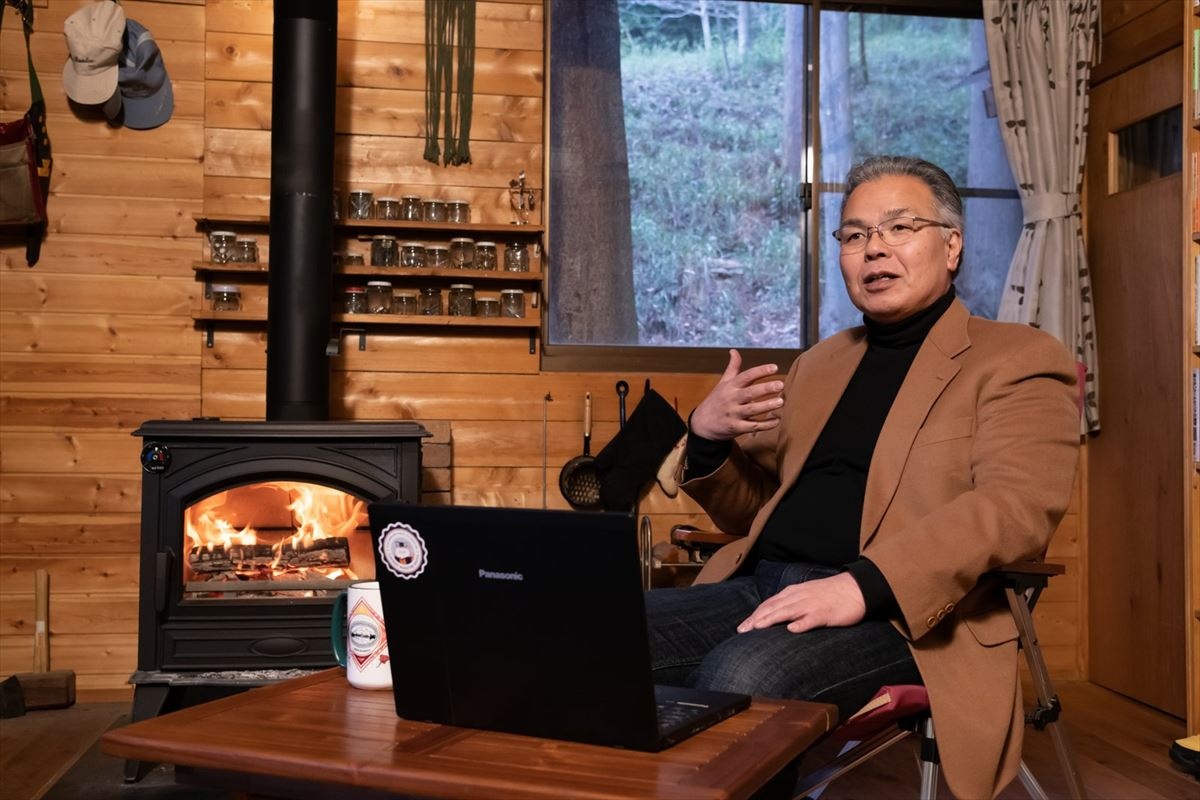 パナソニック ミュージアムの思い出を語る庭山氏。
