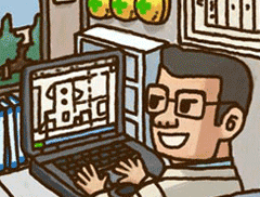 CAD図面も見やすい超大画面 ノートパソコンでもここまでできる!