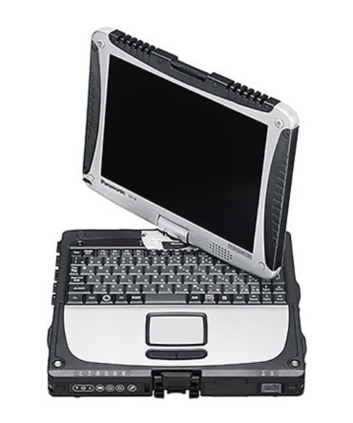 タフブックCF-19 10.4型モニターを搭載したコンパクトなタブブック。タブレットモード手持ち操作にも車載にも適しており、応用範囲が広い。タッチパネルはペンのほか、手袋をはめたままの手でも操作できる。