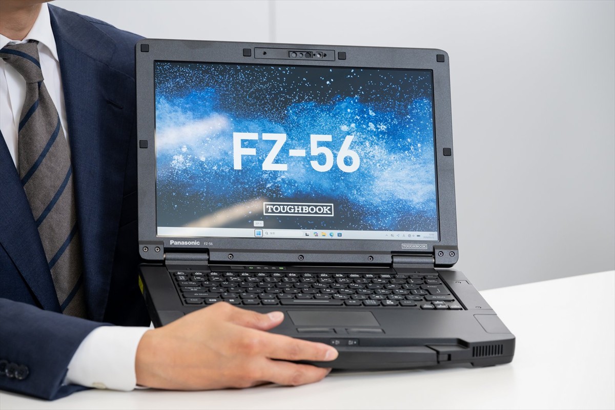 ディスクリートGPU（dGPU）を搭載し、3D CADデータをスムーズに扱えるタフブックFZ-56D。